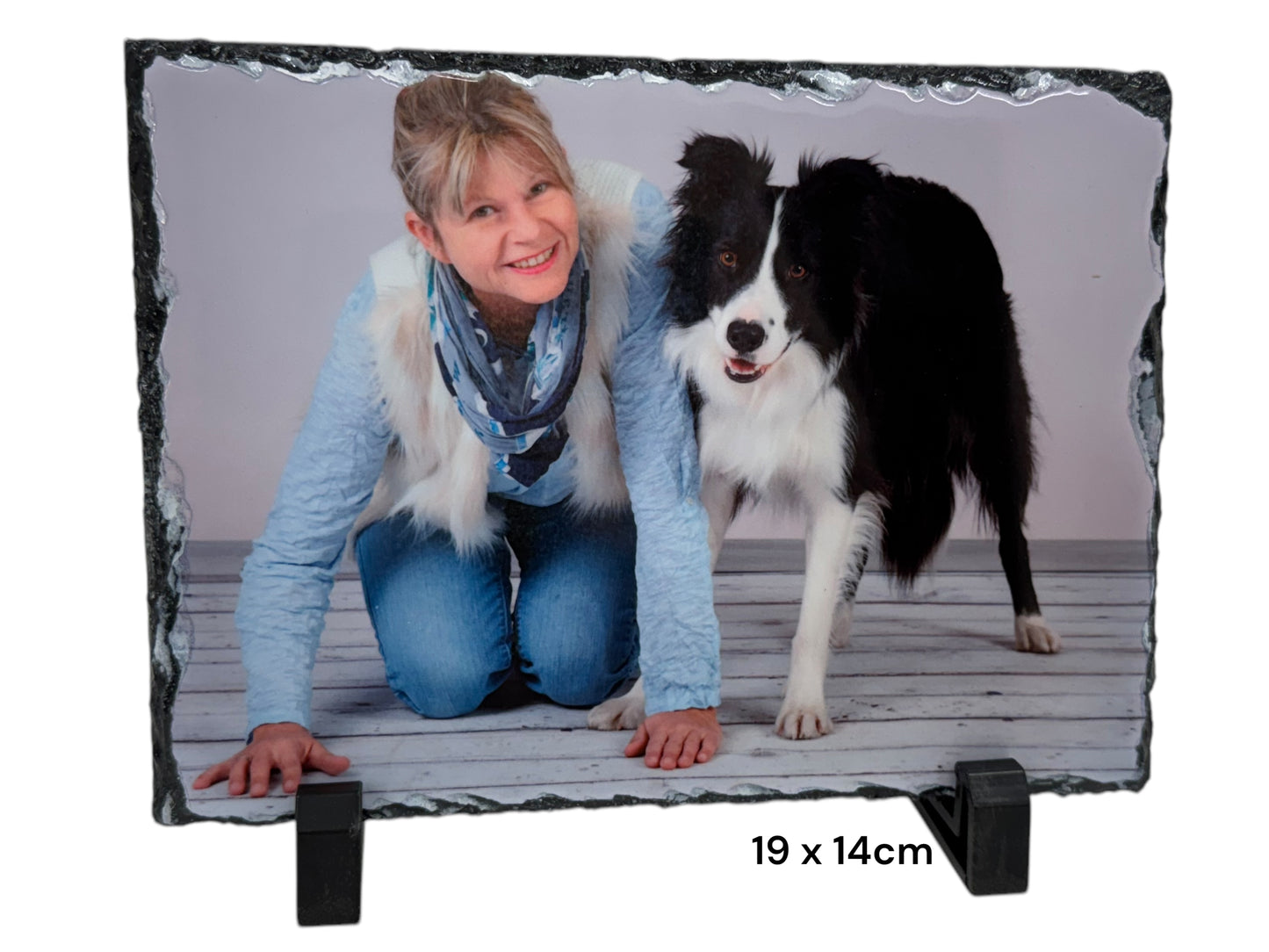 Bild auf Schiefertafel 19 x 14cm