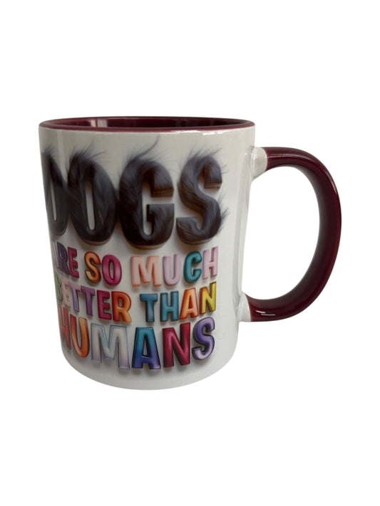 Mug Teetasse Dogs farbig