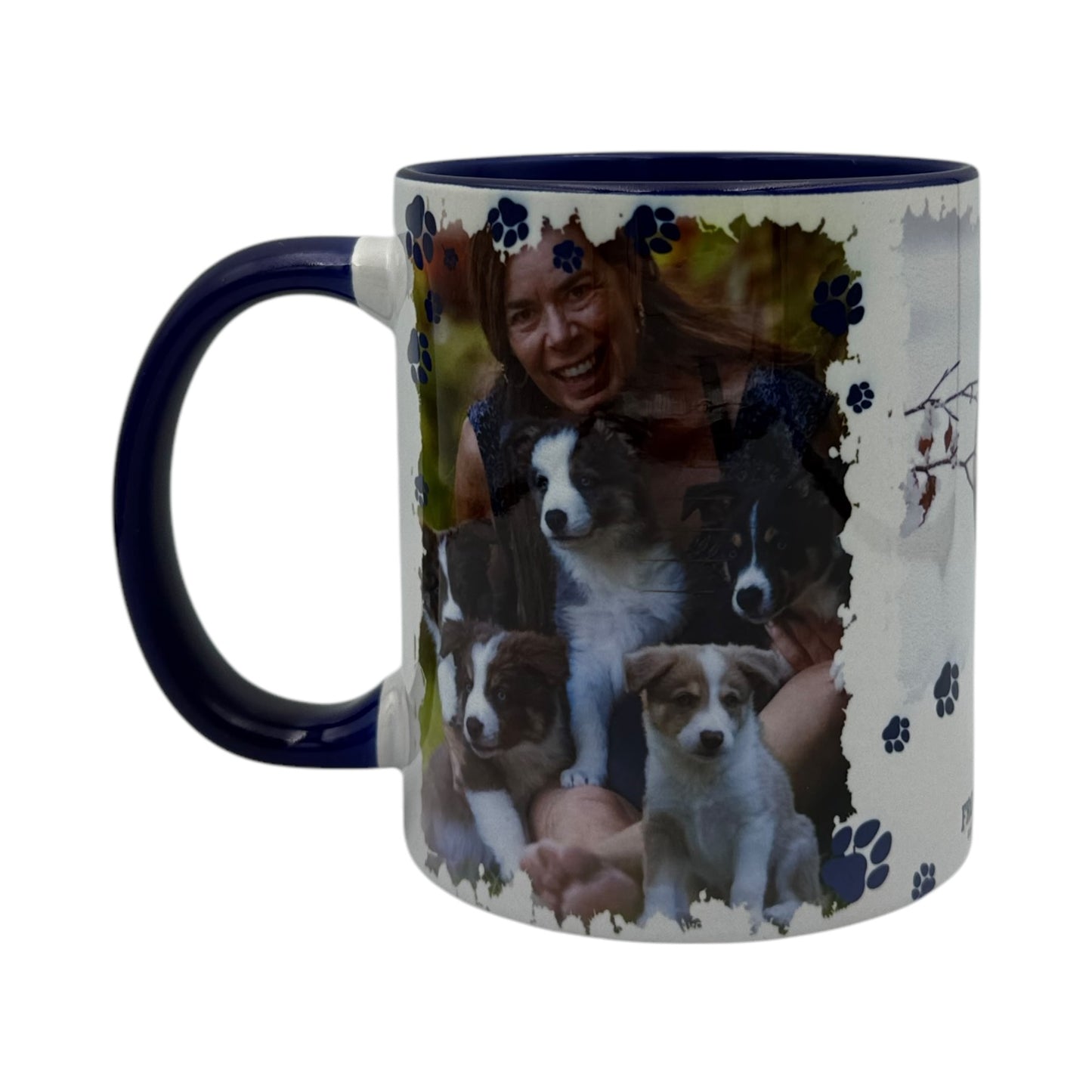 Weiße Keramiktasse Motiv-T05