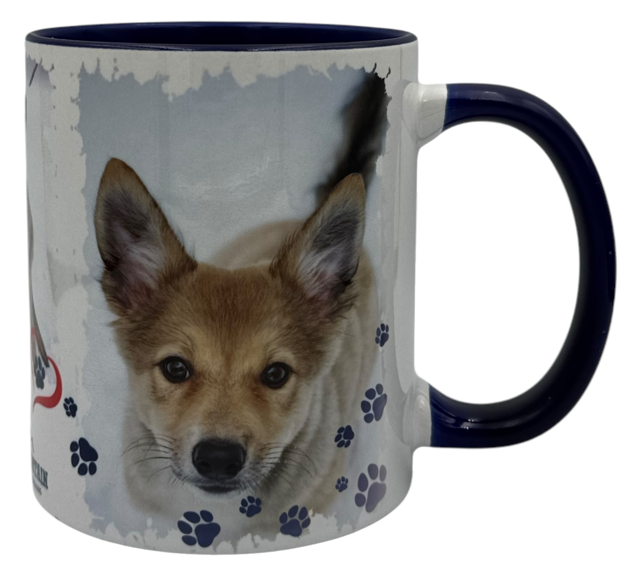 Weiße Keramiktasse Motiv-T05